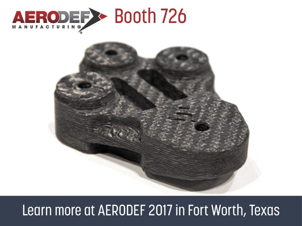 EnvisionTEC will exhibit in booth 726 at AERODEF 2017 and will also be presenting March 8 about its new technology to 3D print woven fiber composites.