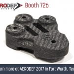 EnvisionTEC will exhibit in booth 726 at AERODEF 2017 and will also be presenting March 8 about its new technology to 3D print woven fiber composites.