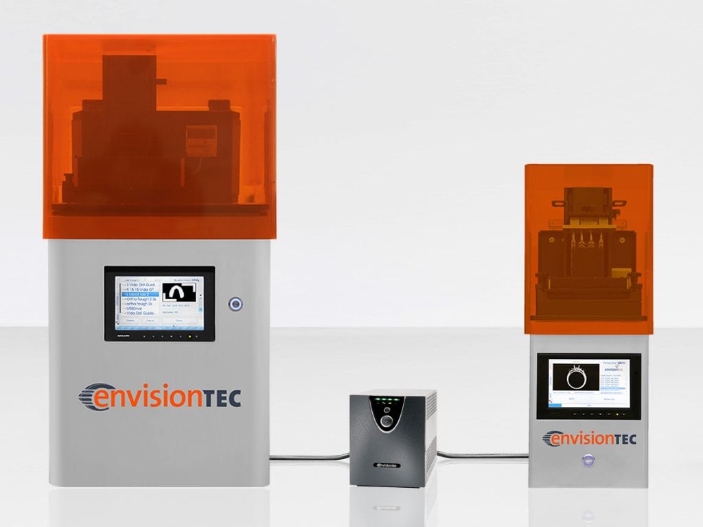 EnvisionTEC, a leading global manufacturer of professional-grade 3D printers and materials, today launches a new power protection system line of accessories to ensure that voltage fluctuations and power outages don’t disrupt the 3D printing process for its desktop and production 3D printer users.