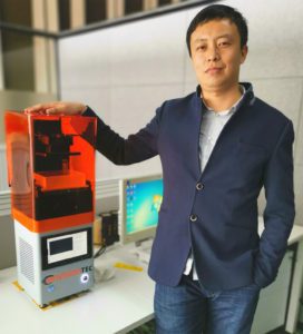 Du Jinming - Founder of Bedrock with the Perfactory Micro XL
